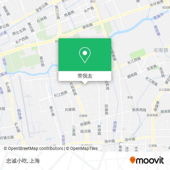 忠诚小吃地图