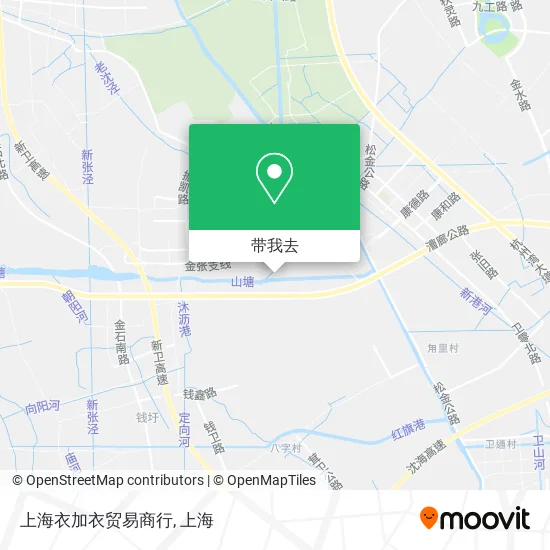 上海衣加衣贸易商行地图