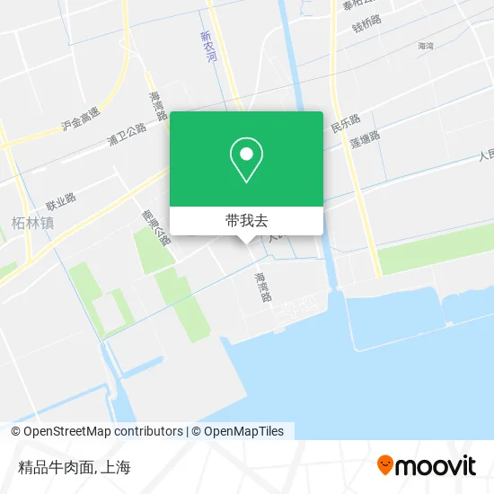 精品牛肉面地图