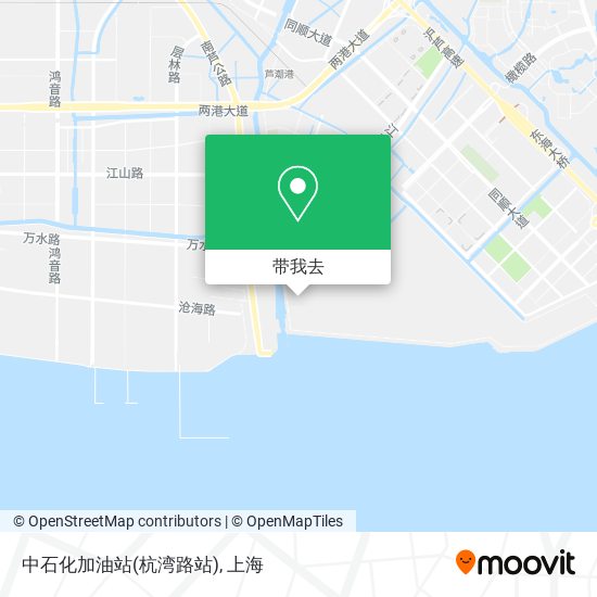 中石化加油站(杭湾路站)地图