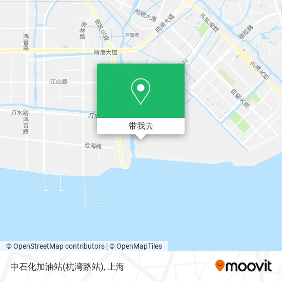 中石化加油站(杭湾路站)地图
