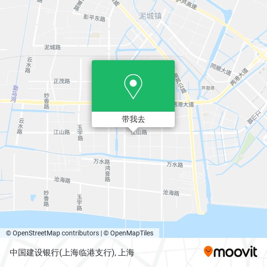 中国建设银行(上海临港支行)地图