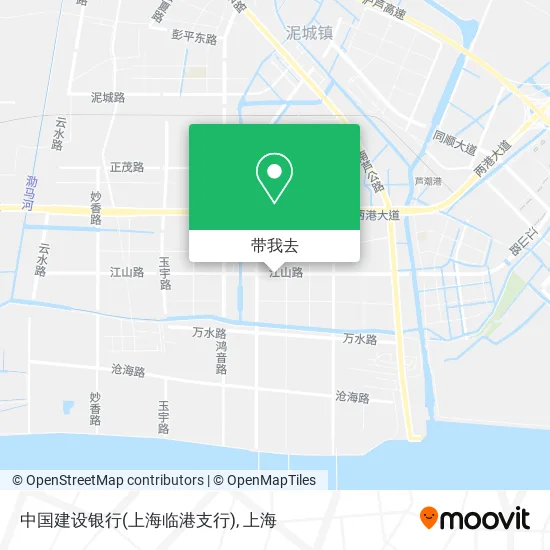 中国建设银行(上海临港支行)地图