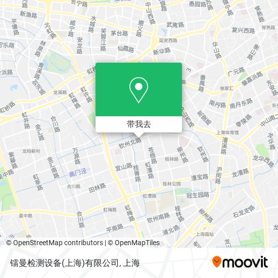 镭曼检测设备(上海)有限公司地图