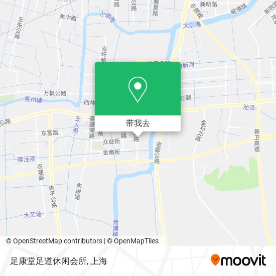 足康堂足道休闲会所地图