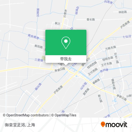 御皇堂足浴地图