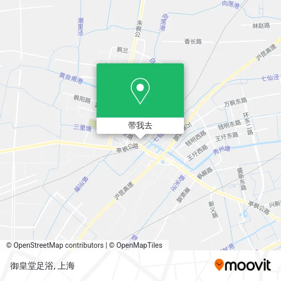 御皇堂足浴地图