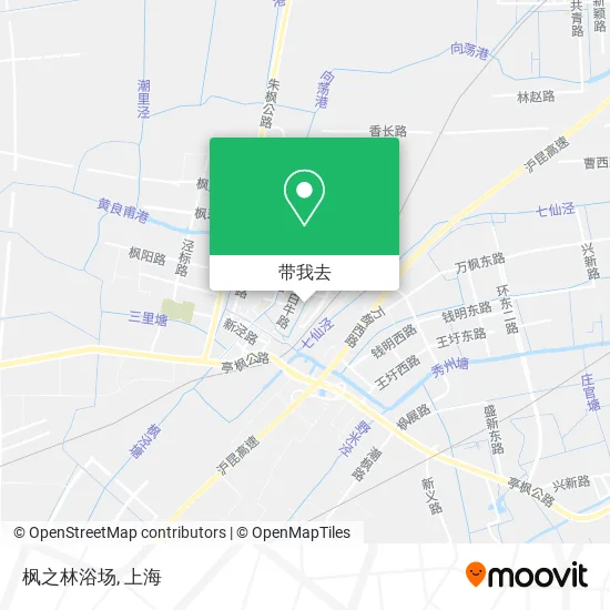 枫之林浴场地图