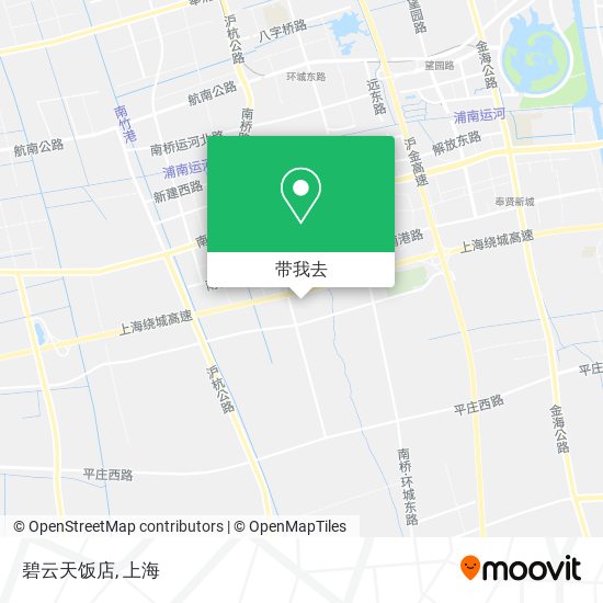 碧云天饭店地图