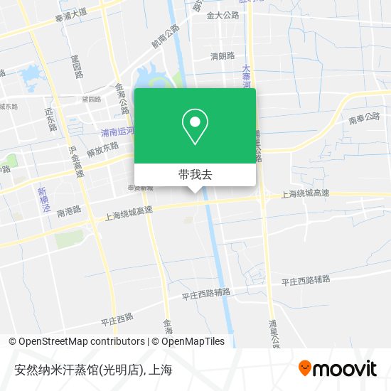 安然纳米汗蒸馆(光明店)地图