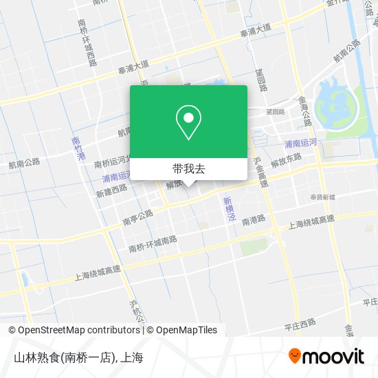 山林熟食(南桥一店)地图