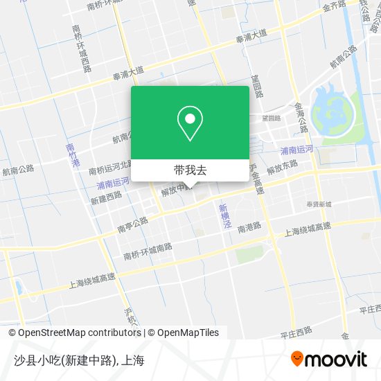 沙县小吃(新建中路)地图