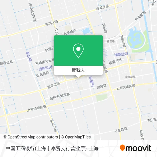 中国工商银行(上海市奉贤支行营业厅)地图