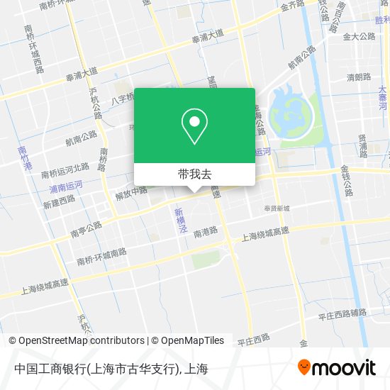 中国工商银行(上海市古华支行)地图