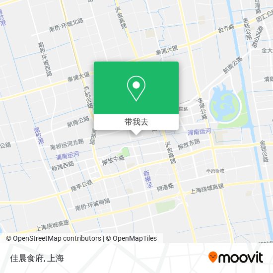 佳晨食府地图