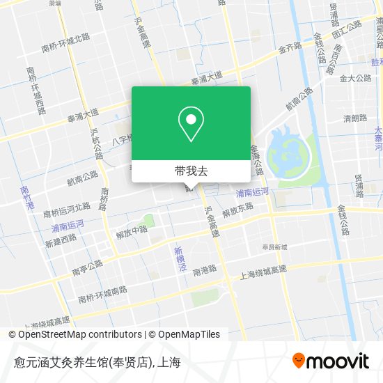 愈元涵艾灸养生馆(奉贤店)地图