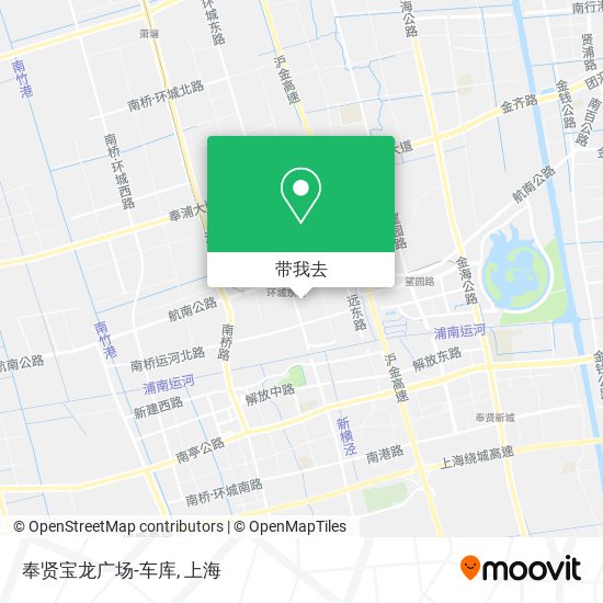 奉贤宝龙广场-车库地图