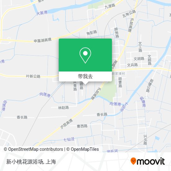 新小桃花源浴场地图
