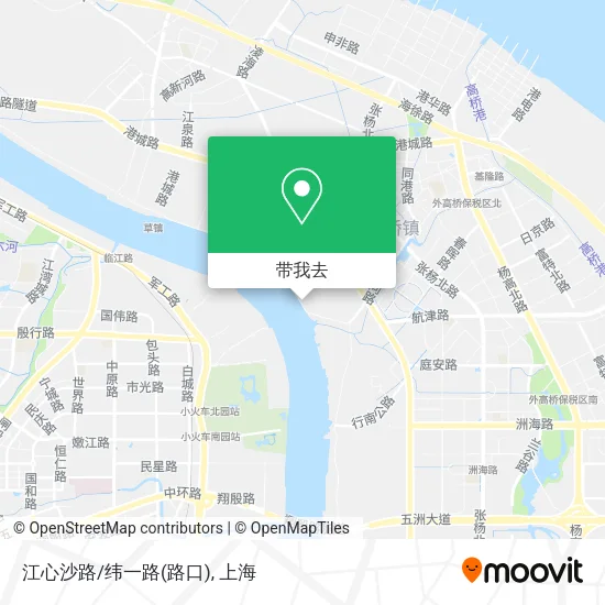 江心沙路/纬一路(路口)地图