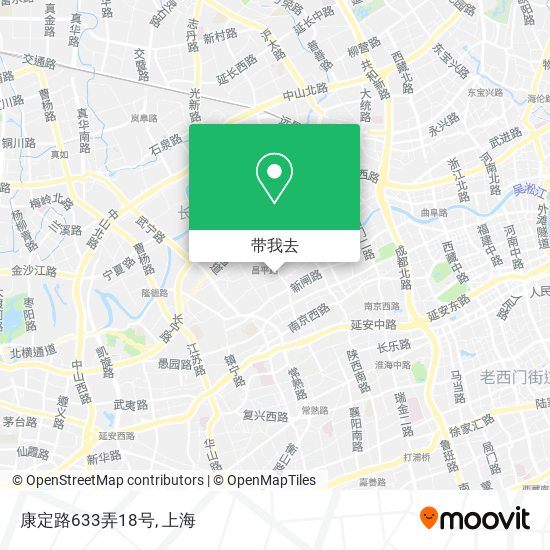 康定路633弄18号地图