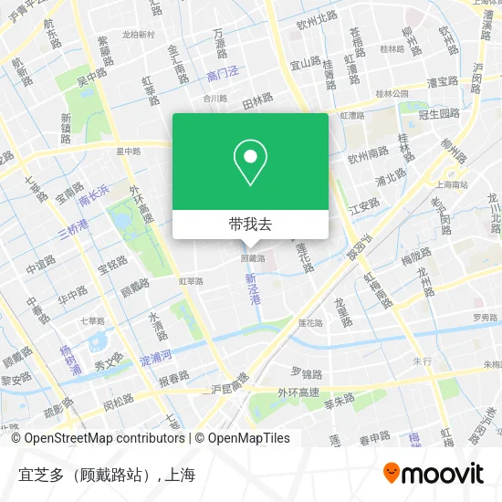 宜芝多（顾戴路站）地图