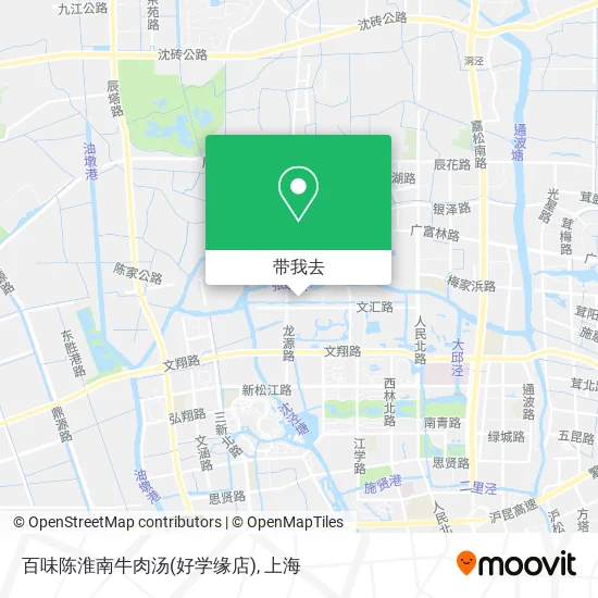 百味陈淮南牛肉汤(好学缘店)地图