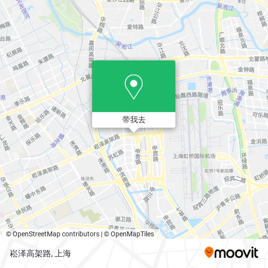 崧泽高架路地图