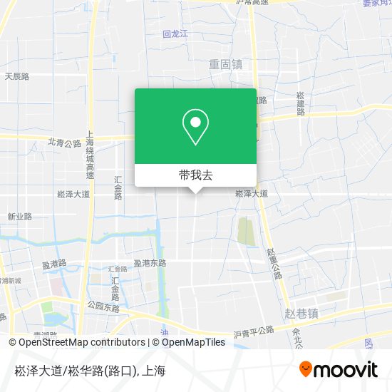 崧泽大道/崧华路(路口)地图