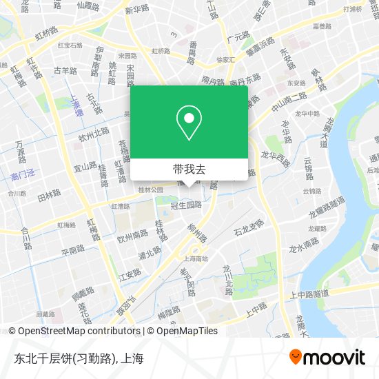 东北千层饼(习勤路)地图