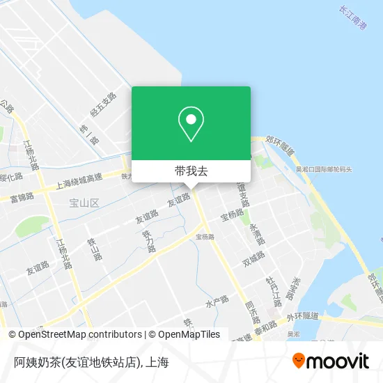 阿姨奶茶(友谊地铁站店)地图