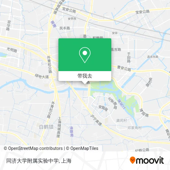 同济大学附属实验中学地图