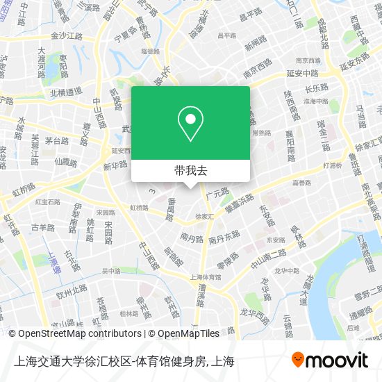 上海交通大学徐汇校区-体育馆健身房地图