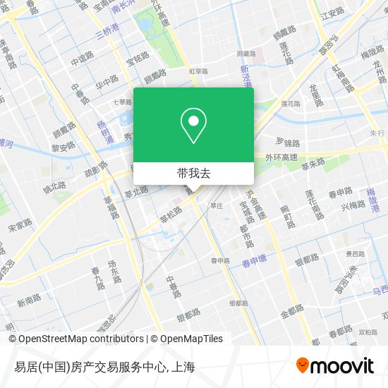 易居(中国)房产交易服务中心地图