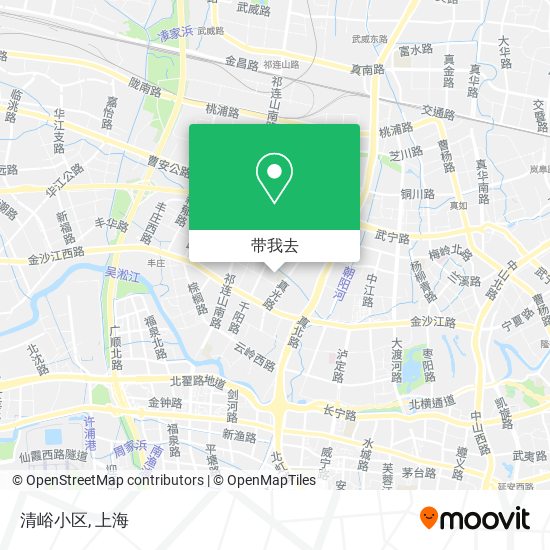 清峪小区地图