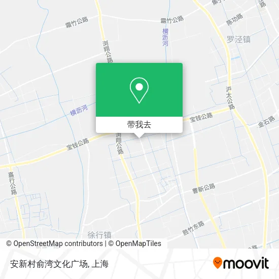 安新村俞湾文化广场地图