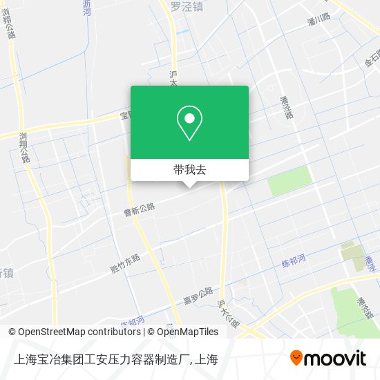 上海宝冶集团工安压力容器制造厂地图