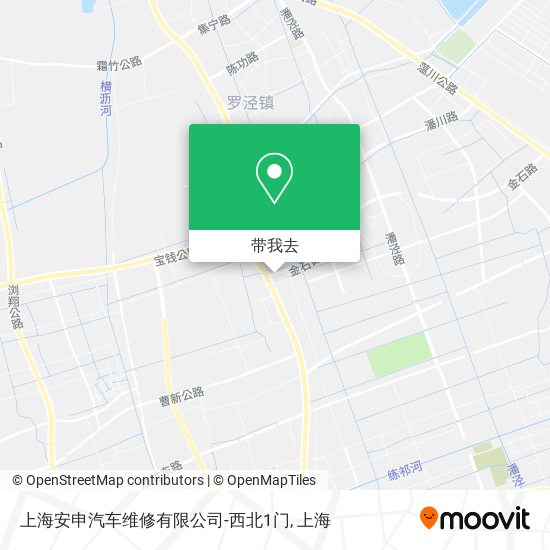 上海安申汽车维修有限公司-西北1门地图