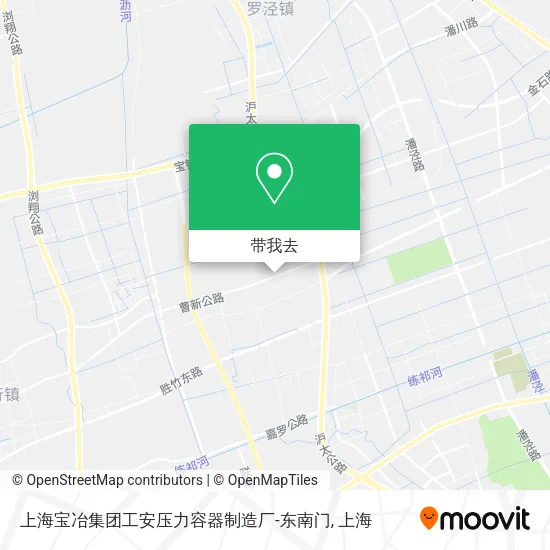 上海宝冶集团工安压力容器制造厂-东南门地图