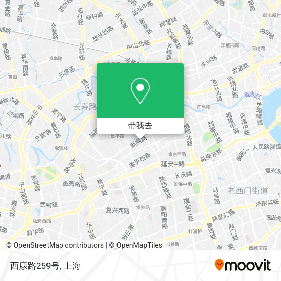 西康路259号地图