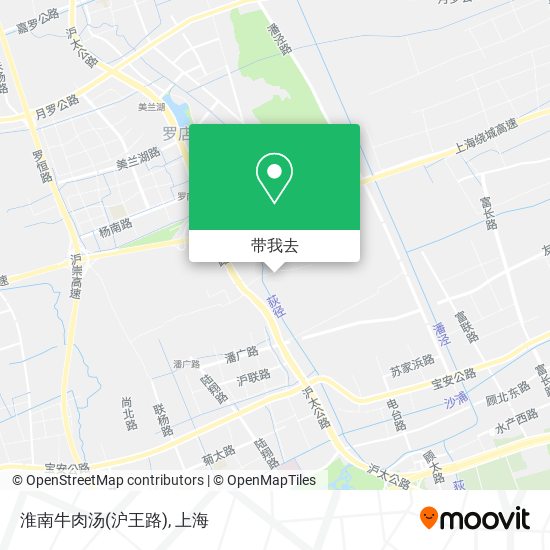 淮南牛肉汤(沪王路)地图