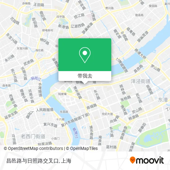 昌邑路与日照路交叉口地图