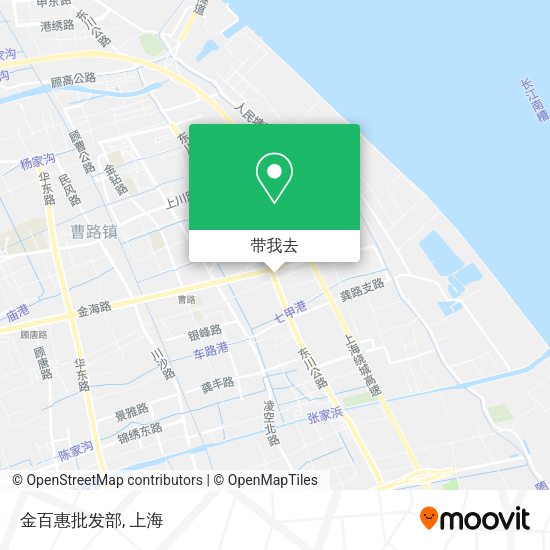 金百惠批发部地图