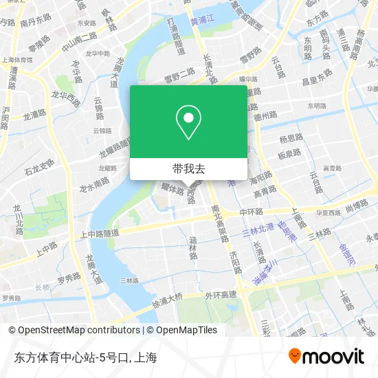 东方体育中心站-5号口地图