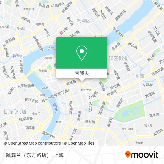 跳舞兰（东方路店）地图