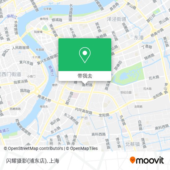 闪耀摄影(浦东店)地图