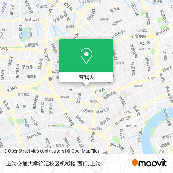 上海交通大学徐汇校区机械楼-西门地图