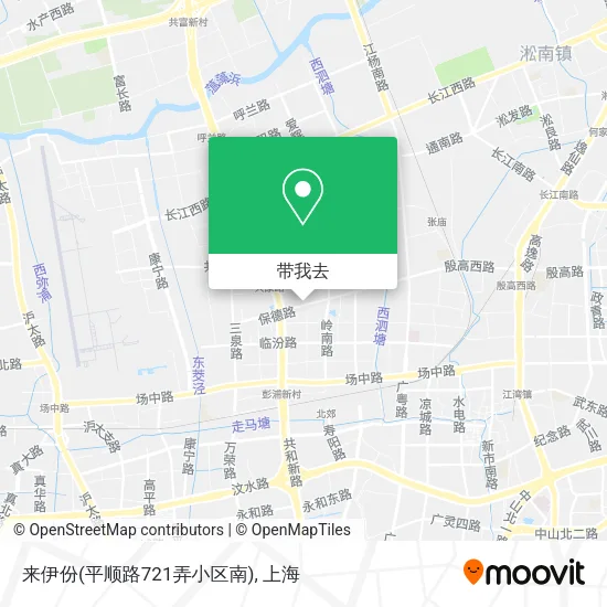 来伊份(平顺路721弄小区南)地图