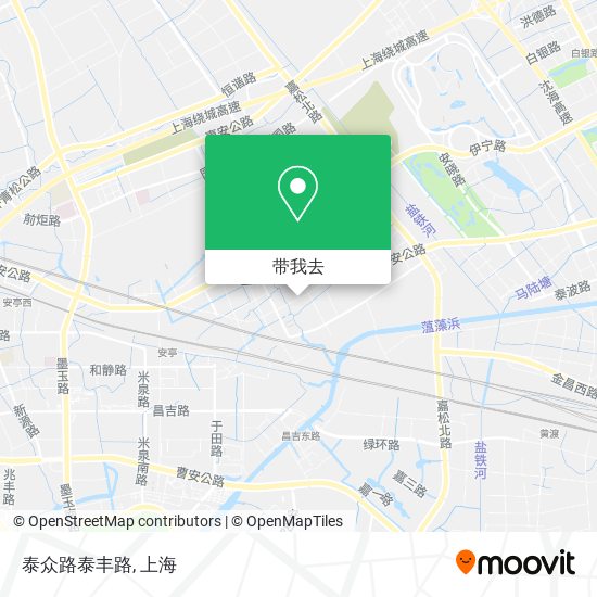 泰众路泰丰路地图