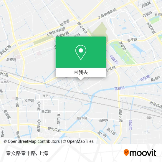 泰众路泰丰路地图