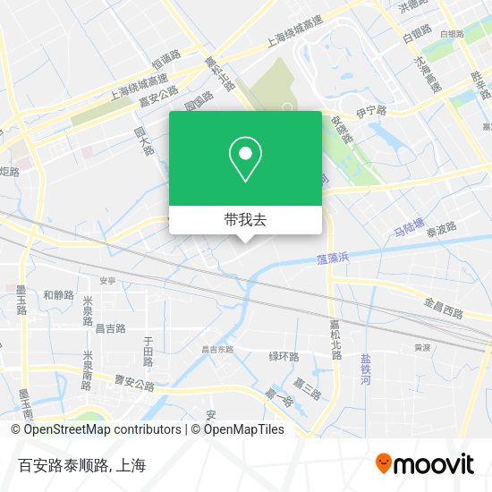 百安路泰顺路地图